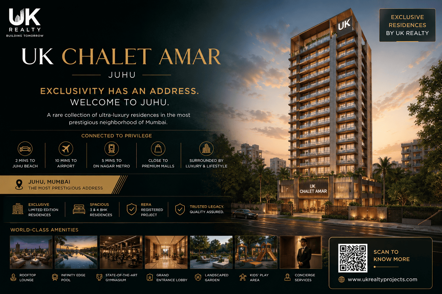 UK Chalet Amar Juhu - Premium Luxury Apartments Mumbai