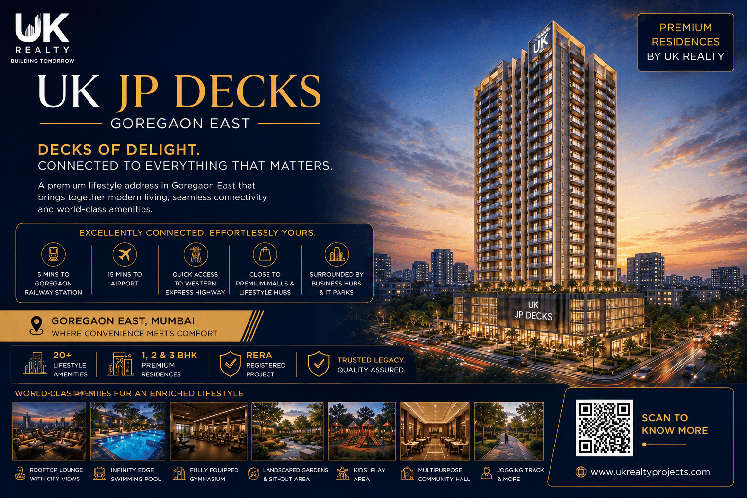UK JP Decks Goregaon East - Premium Luxury Apartments Mumbai
