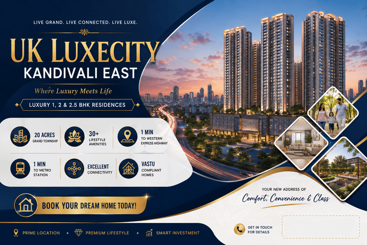 UK Luxecity Kandivali East - Premium Apartments Mumbai