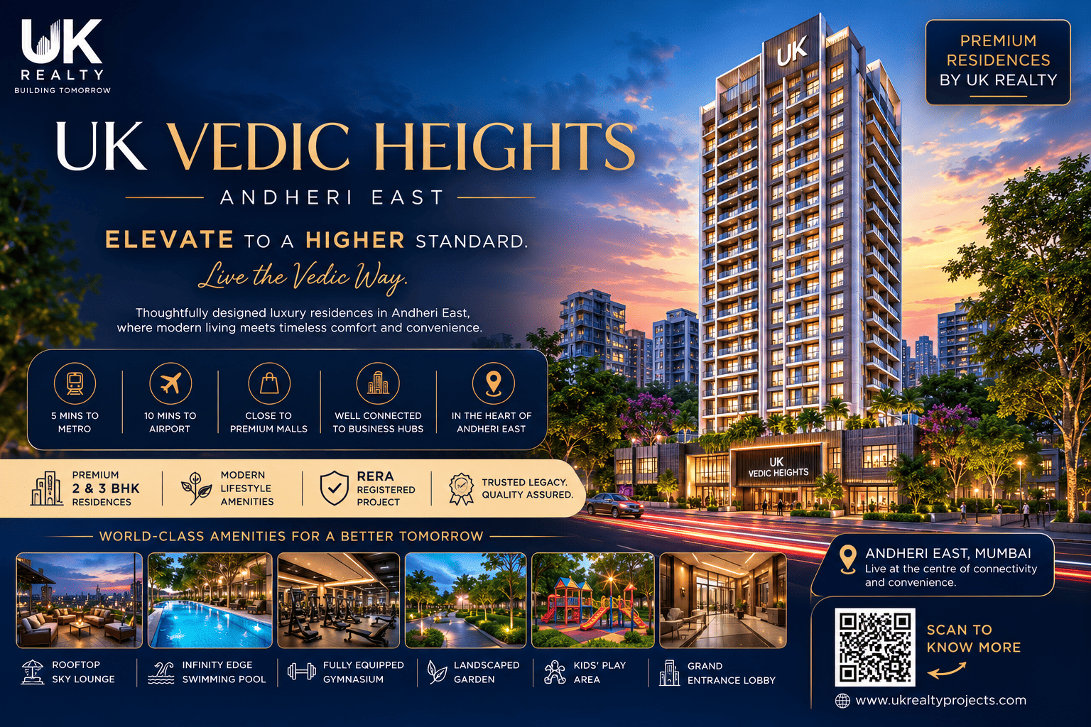 UK Vedic Heights Kandivali East - Premium Apartments Mumbai